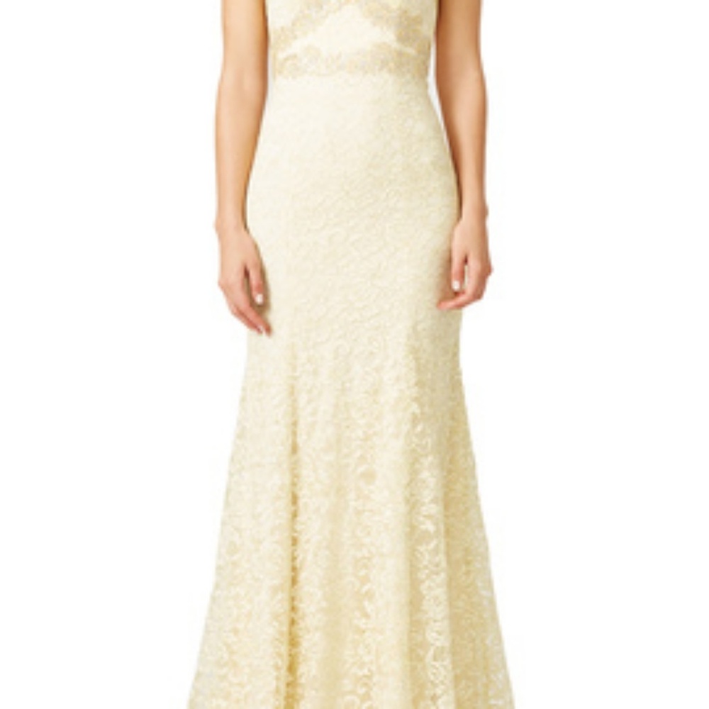 Light Yellow Gown - Picture 2 of 5